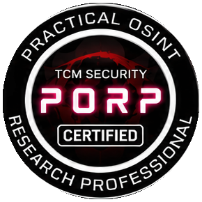 PORP badge